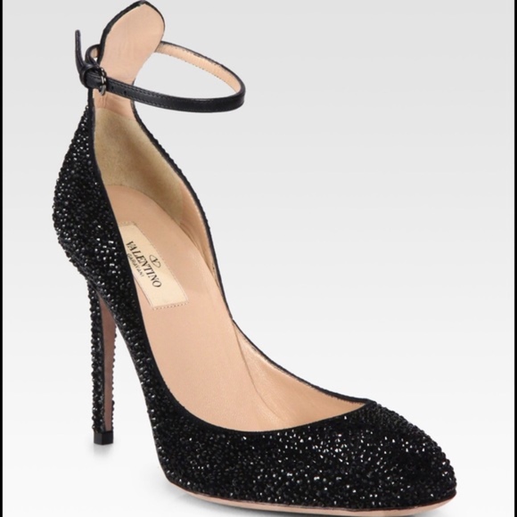 Valentino Shoes - Valentino Crystal Covered Tango Stiletto Pump shoe